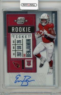 2020 Panini Contenders Optic Eno Benjamin Rookie Ticket Autographs