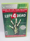 Left 4 Dead (Microsoft Xbox 360, 2008) w/ Manual & GOTY [PH] Case TESTED Read