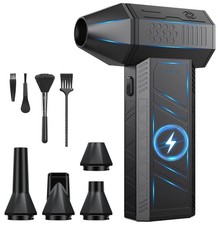 Compressed Air Duster - 180000RPM Powerful Electric Air Duster, 3 Gear Adjust...