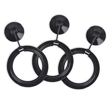 SunGrow Betta Feeding Ring, 3 Inches, Round Floating Dish for 3 Pieces, Black