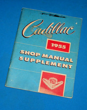 Vintage 1955 Cadillac Service Shop Manual Supplement Vintage 1955 Cadillac Service Shop Manual Supplement