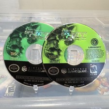Splinter Cell Chaos Theory Nintendo Gamecube Loose DISCS ONLY 1 & 2 Tested