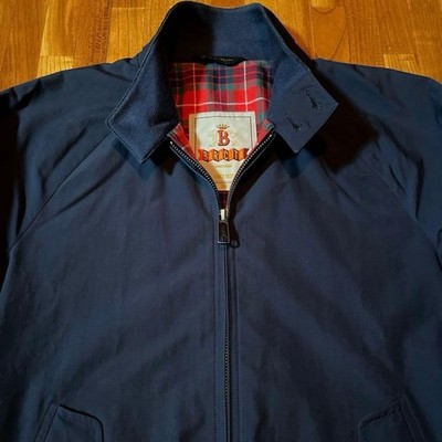 Made in UK] Baracuta G9 Harrington Jacket - Navy - Size 34 - Slim