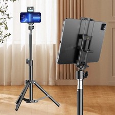 Heavy Duty 7-11in Tablet Floor Tripod Stand Adjustable 47.2" for iPhone iPad Pro