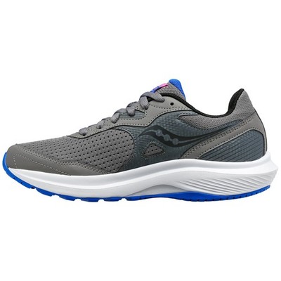 Saucony Women's Cohesion 16 Sneaker, Gravel/Grape, 12