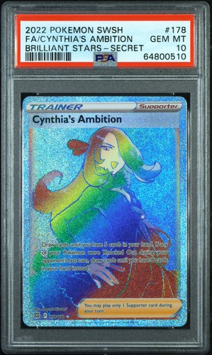 Cynthia's Ambition graded PSA 10 for sale on eBay