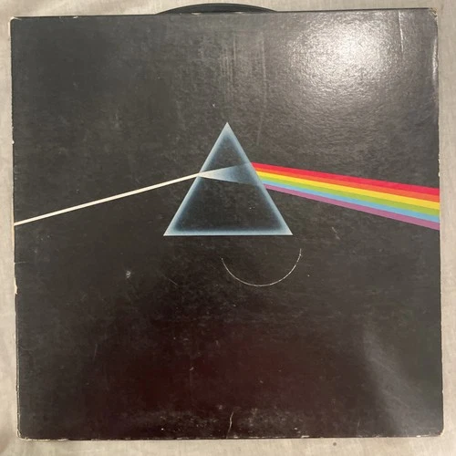 Pink Floyd - Dark Side Of The Moon 1975 US Press LP SMAS 11163 Harvest Good+