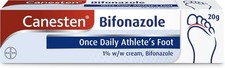 Canesten bifonazole once daily athlete?s foot cream 1% w/w cream - 20g