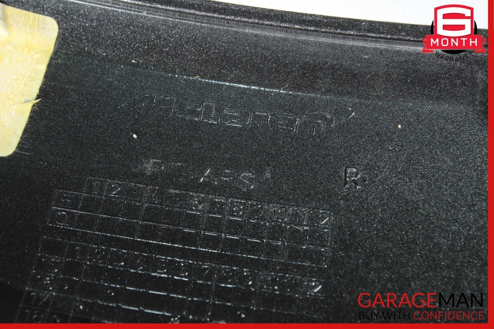 17-20 McLaren 720S Front Right Side Bumper Trim Vent Cover Panel OEM
