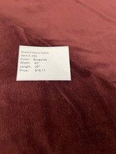 Item 293. Stretch Velour Fabric