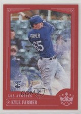 2018 Panini Diamond Kings SP Red Frame Kyle Farmer #110 2g8