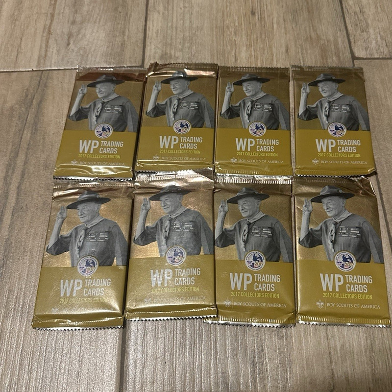 WP Trading Cards 2017 Collectors Edition Boy Scouts Sealed Packs Lot of 8