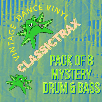   PACK OF 8 x DRUM & BASS VINYL RECORDS   [COLLECTION / DJ BUNDLE BULK LOT]  