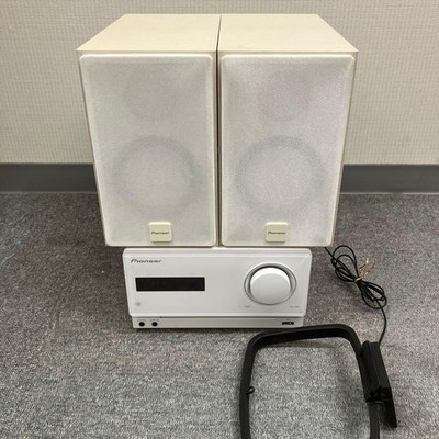 Pioneer X-CM31-W Mini CD Receiver with iPod Dock, FM/AM, USB Used