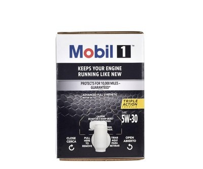 Mobil 1 Full Synthetic 5W-30 Motor Oil 12 Qt Advanced Formula