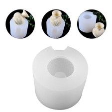 Waxes Light Decorations Moulds Flower Pot Silicone Mold DIY Vase