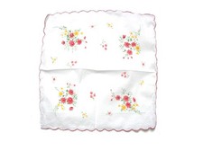 29cm 100 Cotton White Handkerchief Pocket Hanky Item 438
