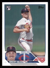 2023 Topps Update #US54 Brent Headrick RC