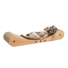 Nekosan Cat Scratcher Cardboard Bed, 27.5" Extra Large Cat Scratch Sofa Bed, ...