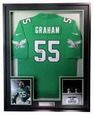 Brandon Graham Signed/Autographed Eagles Jersey Framed Beckett Witness 200952