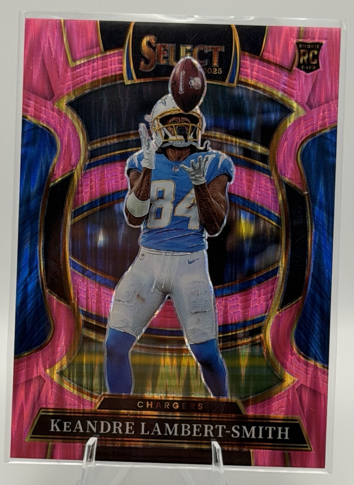 2025 Panini - KeAndre Lambert-Smith (RC) #3 “Pink Prizm Shock” Concourse Rookie