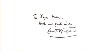 ESMOND KNIGHT (+1987)  - Actor - Black Narcissus / Doctor Who -Autograph & Photo