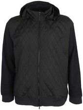 Paul & Shark YACHTING Herren Hybrid Jacke Strickjacke Größe 4XL Schwarz