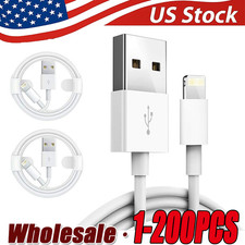 Fast USB Data Charger Cables lot Cords For Apple iPhone 5 S 6 7 8 13 14 X Plus