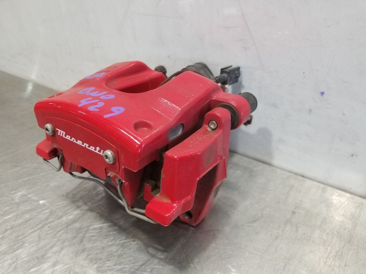 23 2023 MASERATI GRECALE BRAKE CALIPER REAR LEFT DRIVER RED 