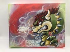Graffiti Toys Original Canvas 11x14 King Koopa Super Mario Bros