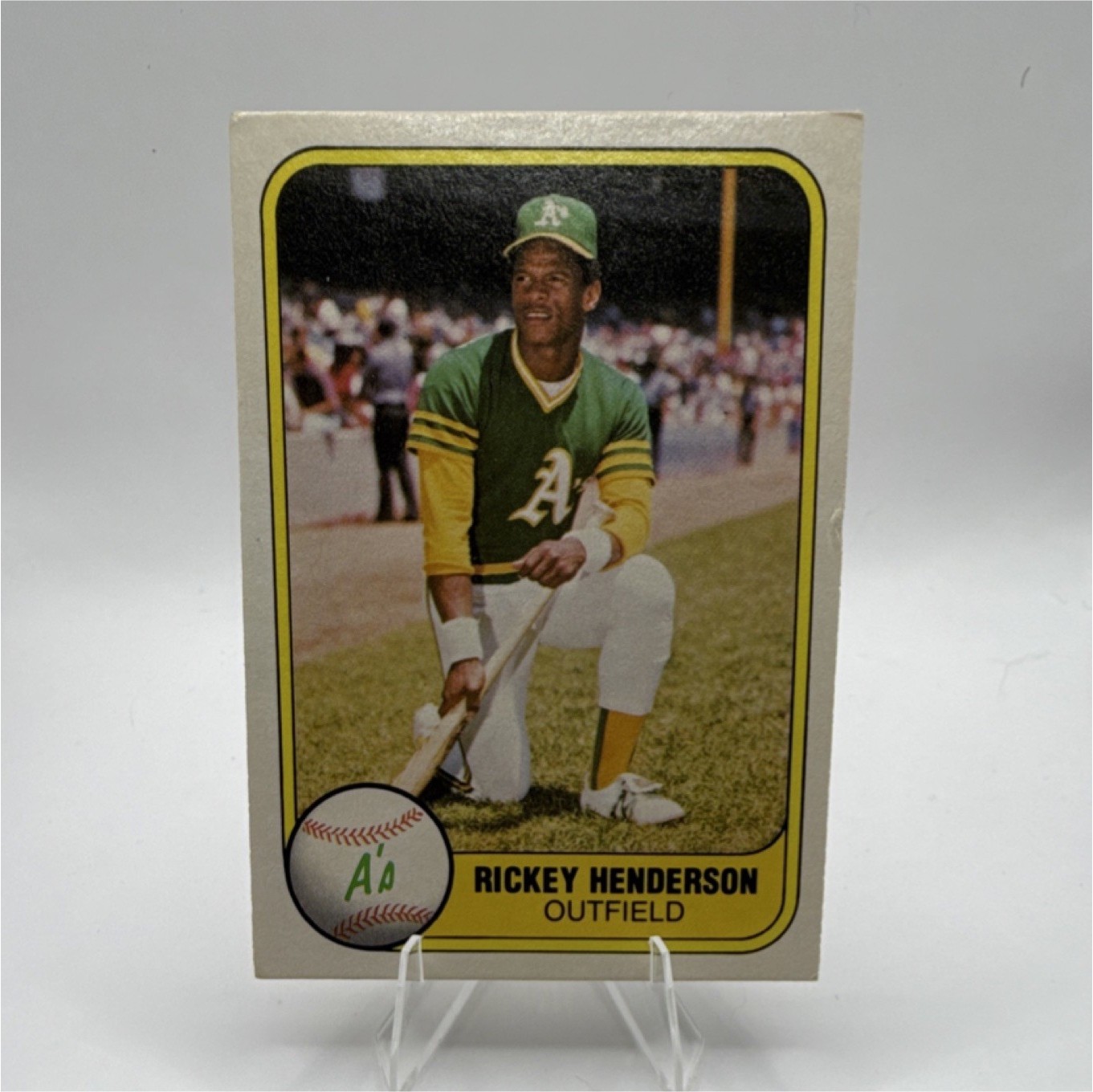 Fleer 1981 Rickey Henderson #574 Oakland Athletics Baseball Card Base Set