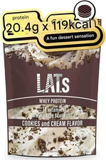 LATs Protein Whey 1kg Cookies and Cream Flavor High Protein Made in Japan