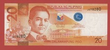 PHILIPPINES  20  PISO  2010  PICK # 206  UNC.