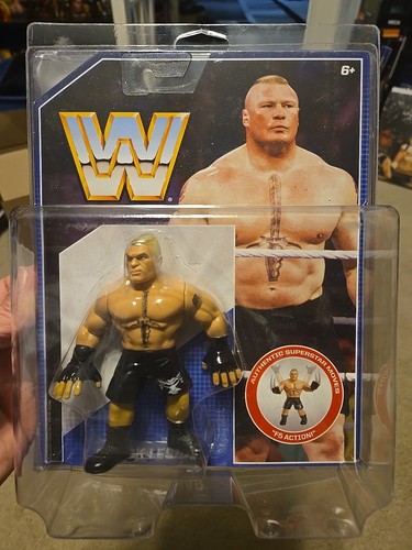 WWE Retro Series 1 Brock Lesnar With PROTECTOR...