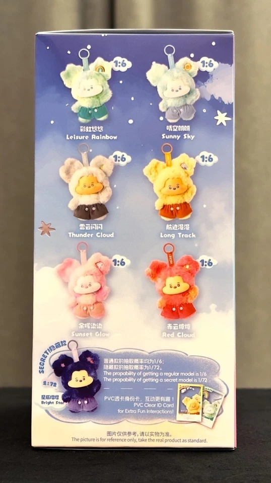 Caja ciega individual de felpa de vinilo Miniso Disney Mickey Head In The Clouds Foto 2 de 4