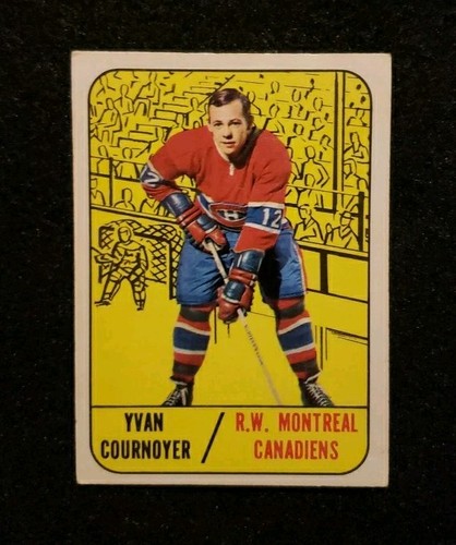 Yvan Cournoyer #70 1967 Topps card