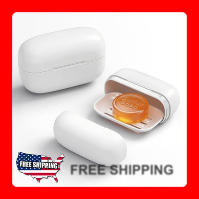 Travel Soap Case with Leak-Proof Seal and Drainage System