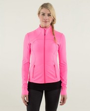 lululemon athletica Zing Pink Light Forme Define Jacket 2014 release size 4
