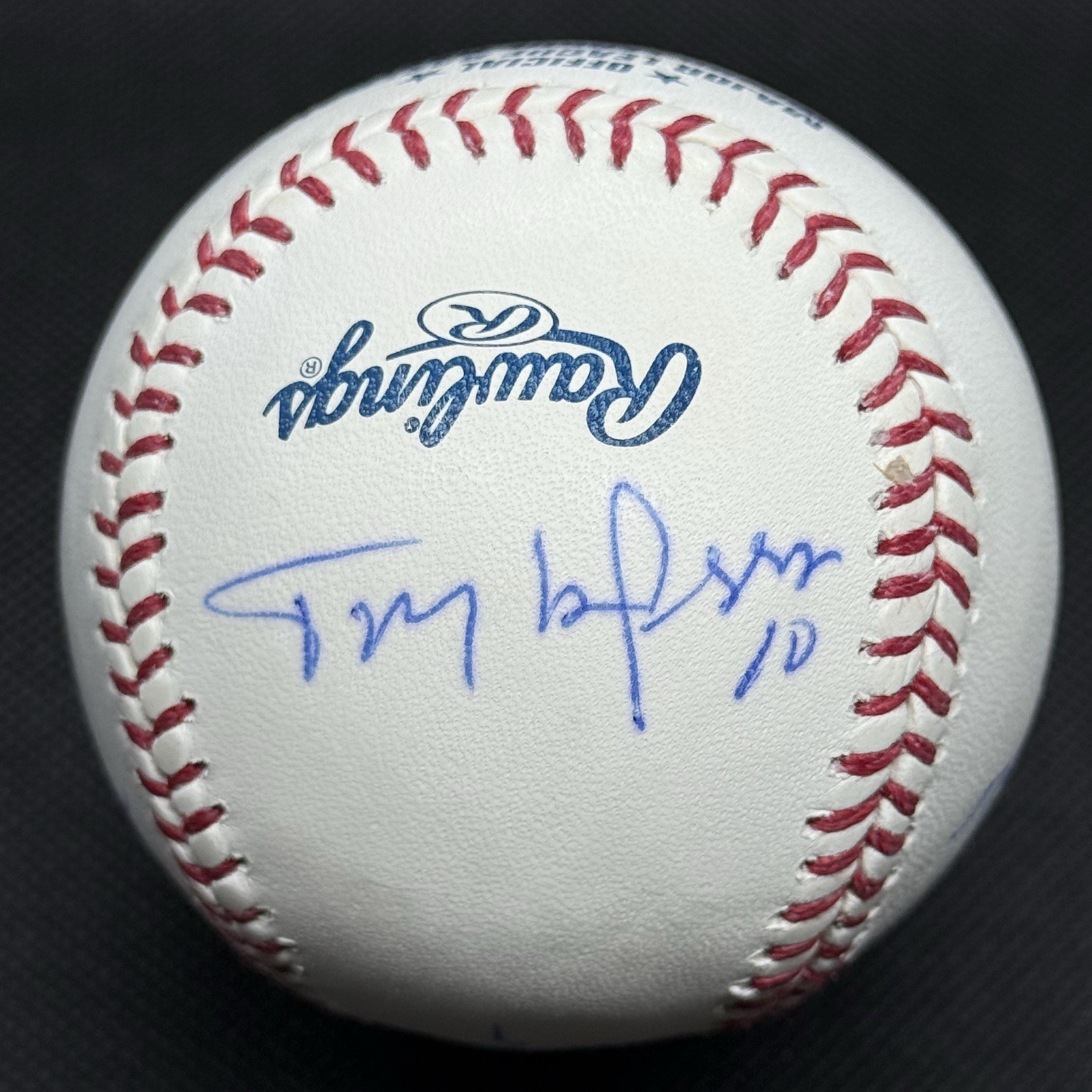7 Hall of Fame Managers Lasorda Torre Cox LaRussa Herzog Signed Baseball JSA LOA - image 5