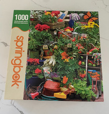 Springbok Puzzle Garden Delights 1000 Pieces COMPLETE