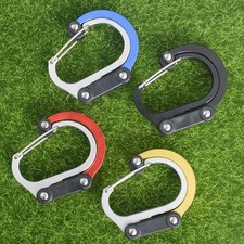 Multifunctional Hybrid Gear Clip Carabiner 360 Degree Rotating Hook Strong Buckl