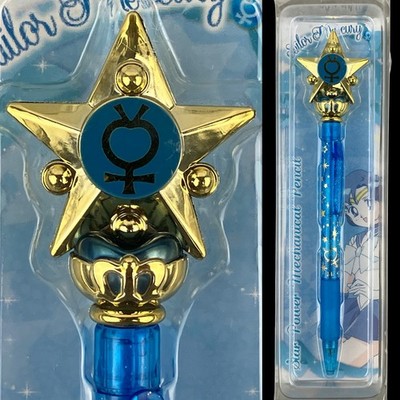 Sunstar Sailor Moon Mercury Star Power Stick Mechanical Pencil Anime Prop Wand