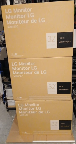 LG 32” Curved Screen IPS Full HD HDMI VGA Monitor 1080p 32BR50C-B AMD FreeSync