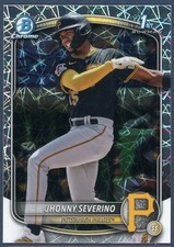 JHONNY SEVERINO 2025 Bowman Chrome 1st Prospect Laser Refractor #BCP-233 Pirates