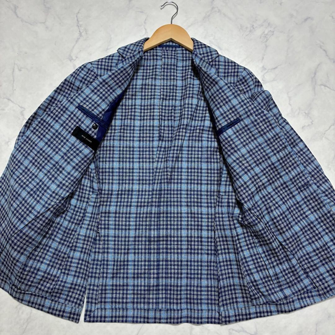 Ring Jacket Setup Suit Jacket Wool Silk Linen Che… - image 6