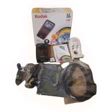 KODAK Zx1 Pocket Travel Video Camera HD 720p With Accessories Open Box Tested