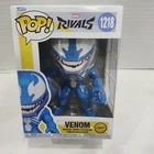 Funko Pop! Marvel: Rivals Venom (CHASE) #1218 with Pop Protector  Blue Venom