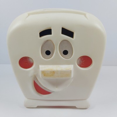 VINTAGE 1980 Kellogg's ''Milton The Toaster'' Pop Tart Blow Mold Coin Piggy Bank