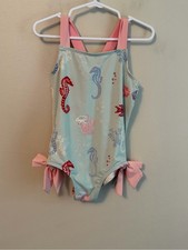 The Beaufort Bonnet Company Seahorse One-Piece Swimsuit Size 5