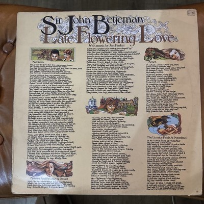 Sir John Betjemen - Late Flowering Love - Org UK Vinyl LP in P/S - 1974